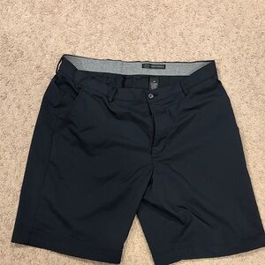 Greg Norman Collection Black Flat Front Shorts